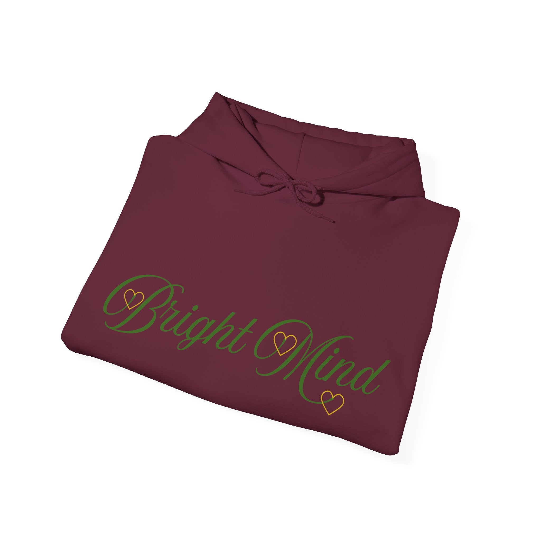 Bright Mind Hoodie | Unisex Motivational Sweatshirt | Cozy Self-Care Apparel & Casual Outfit