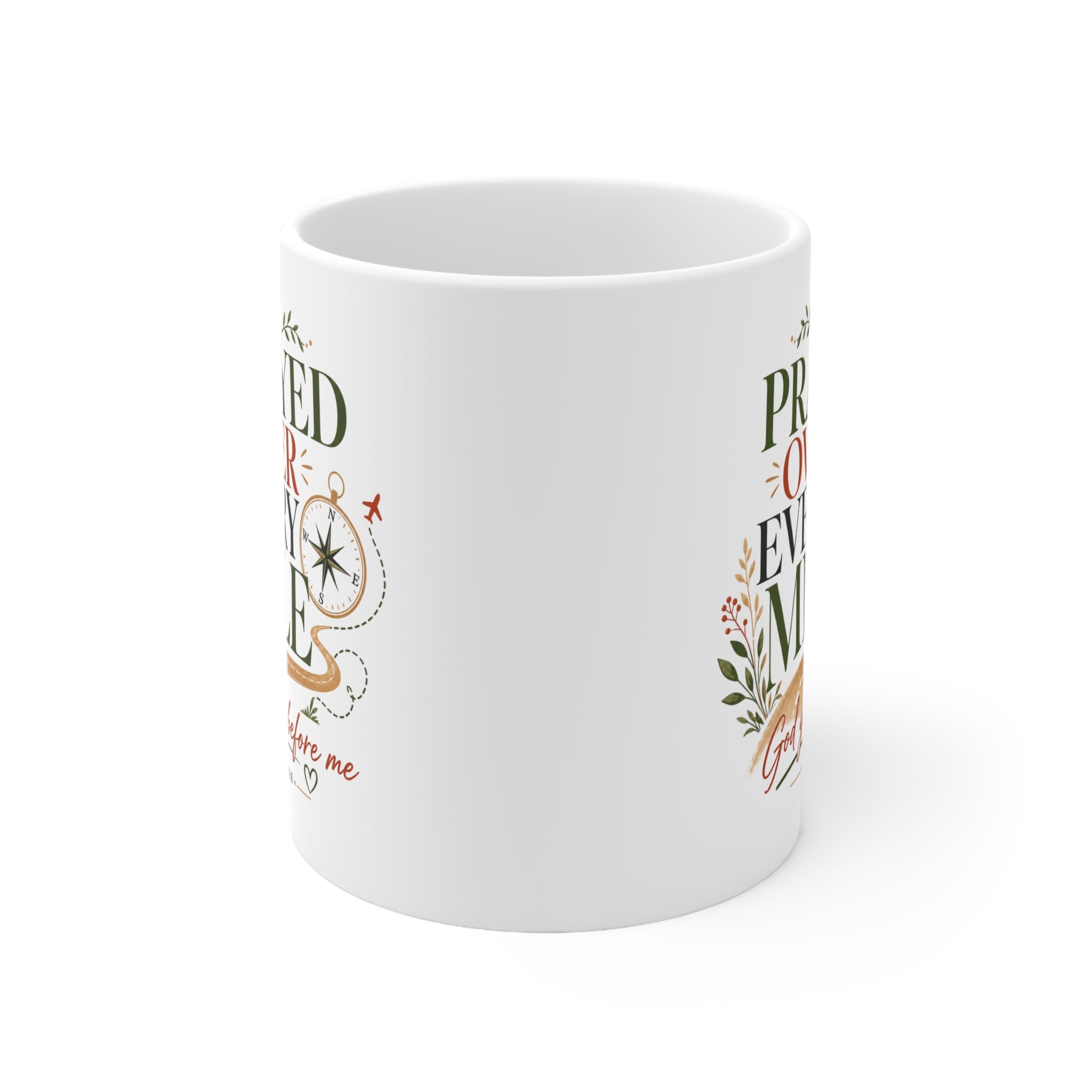 Prayed Over Every Mile Travel Prayer Mug