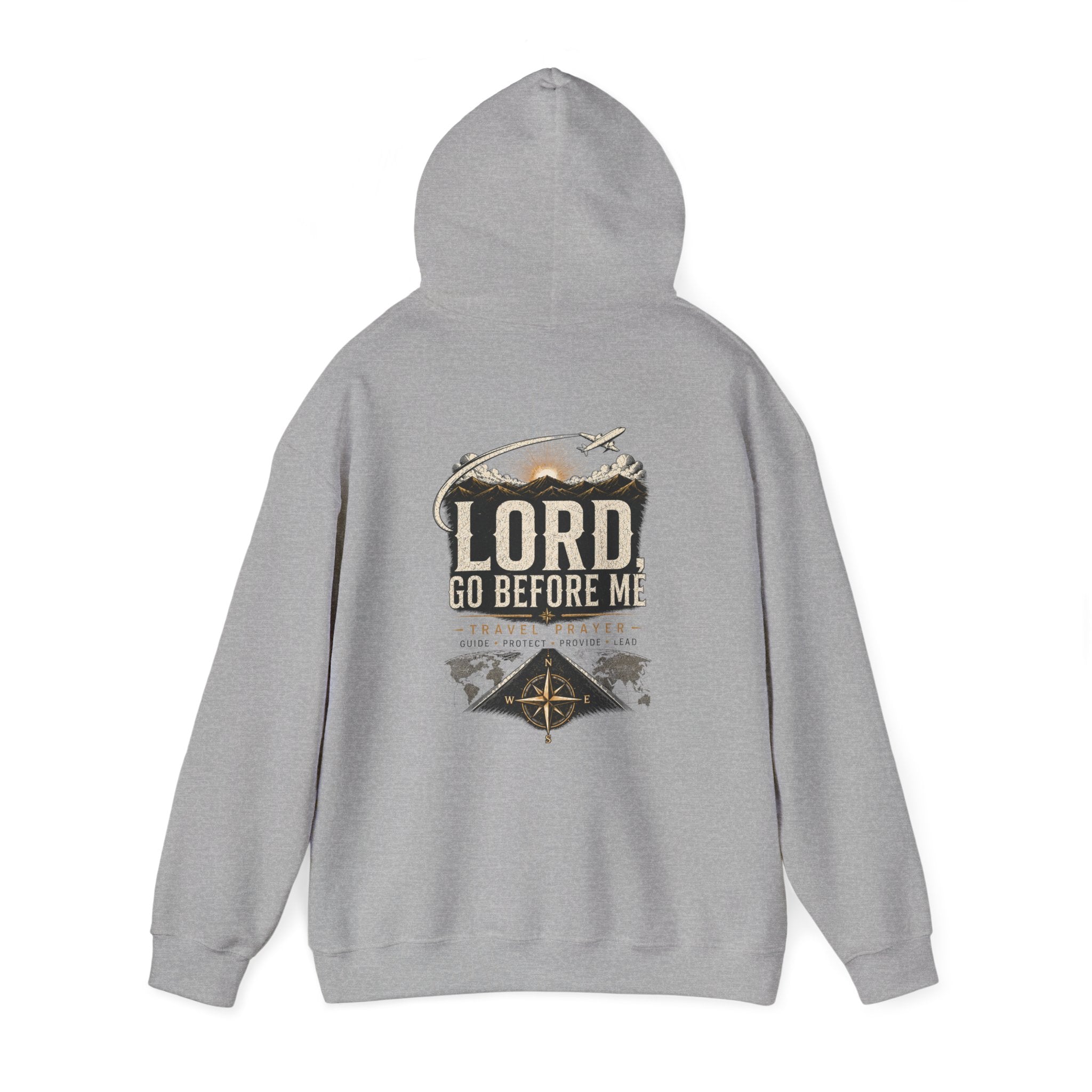 Lord Go Before Me Travel Prayer Hoodie | Christian Travel Hoodie
