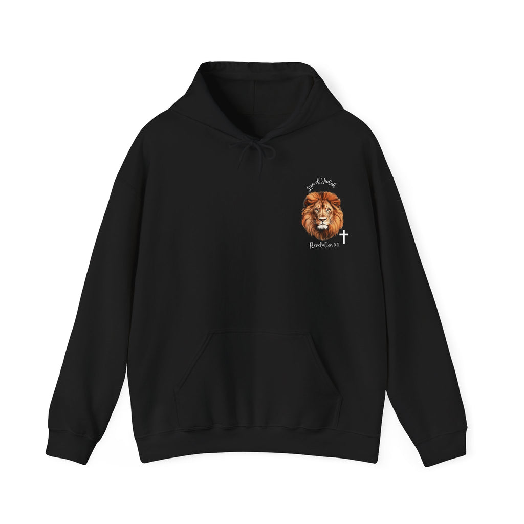 Lion of Judah Hoodie – Christian Faith Sweatshirt with Revelation 5:5 Design
