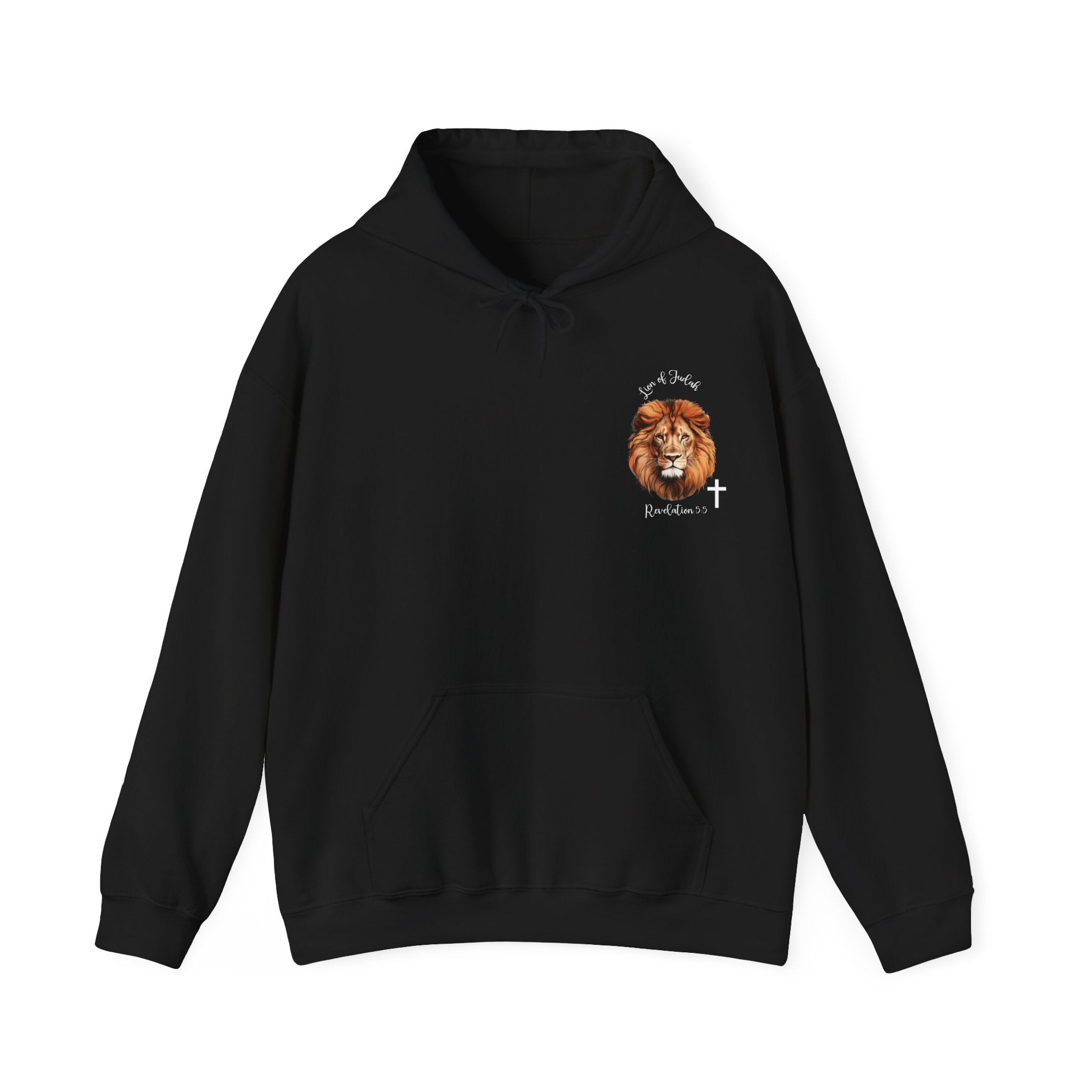 Lion of Judah Hoodie – Christian Faith Sweatshirt with Revelation 5:5 Design