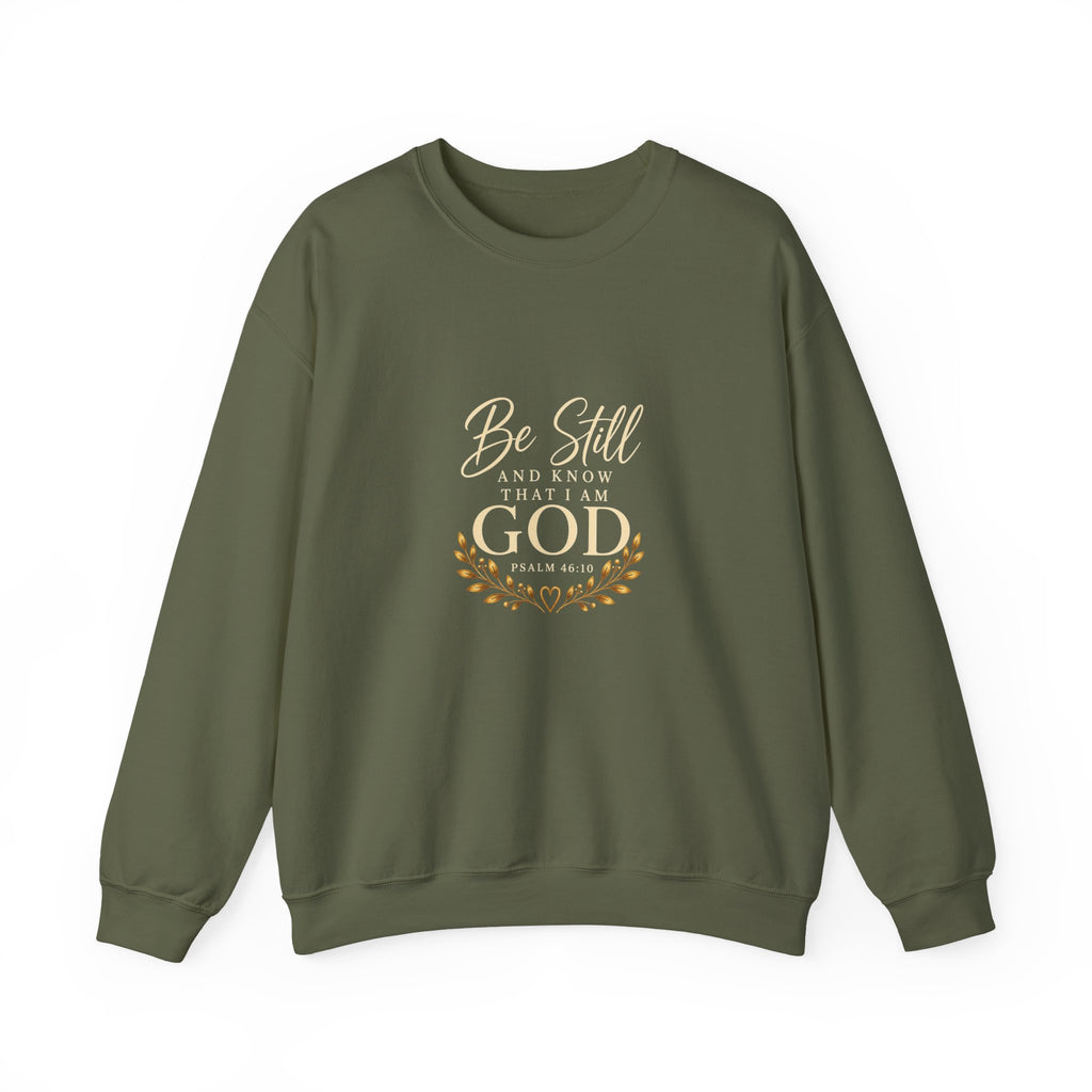 Be Still and Know Christian Sweatshirt