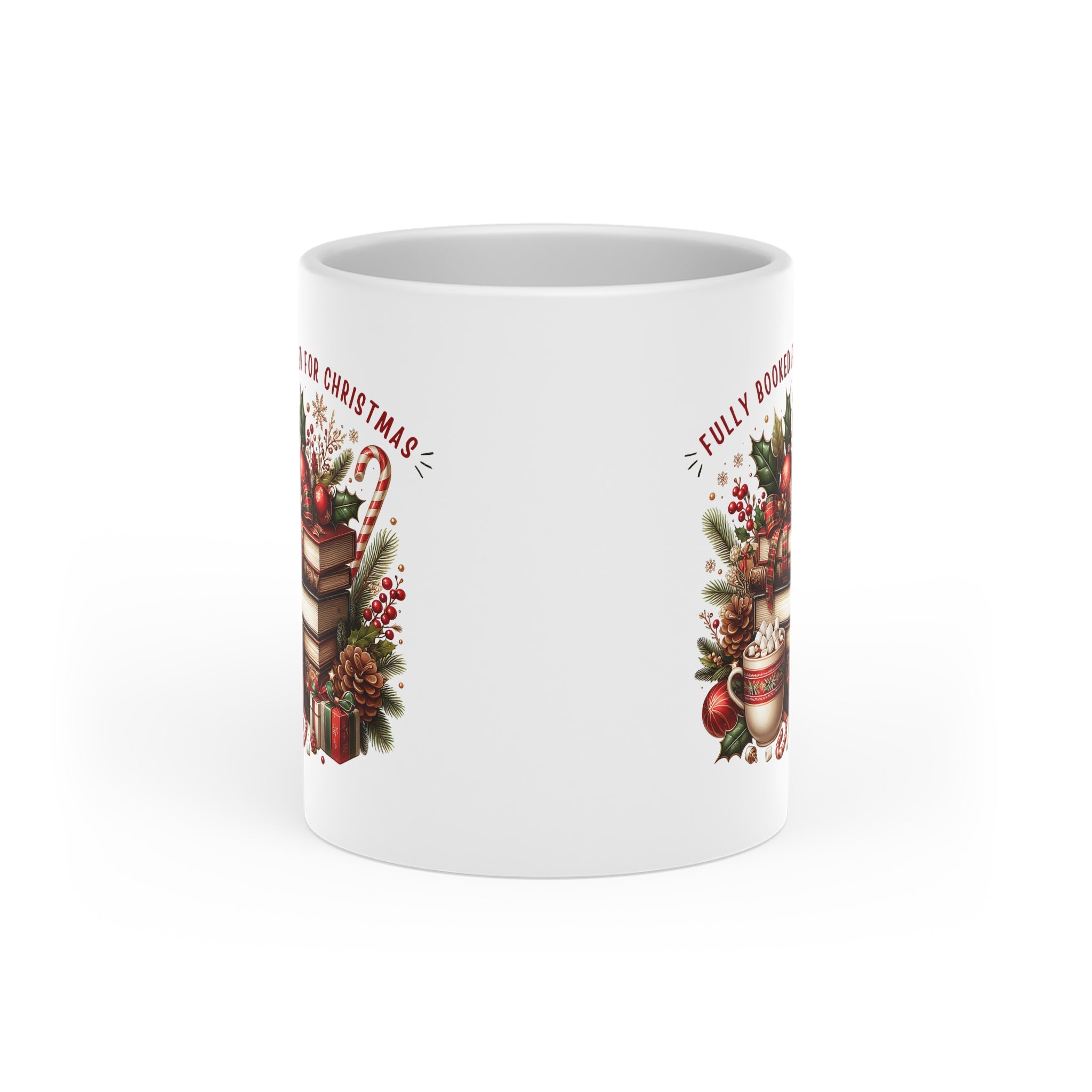 Heart-Shaped Christmas Mug