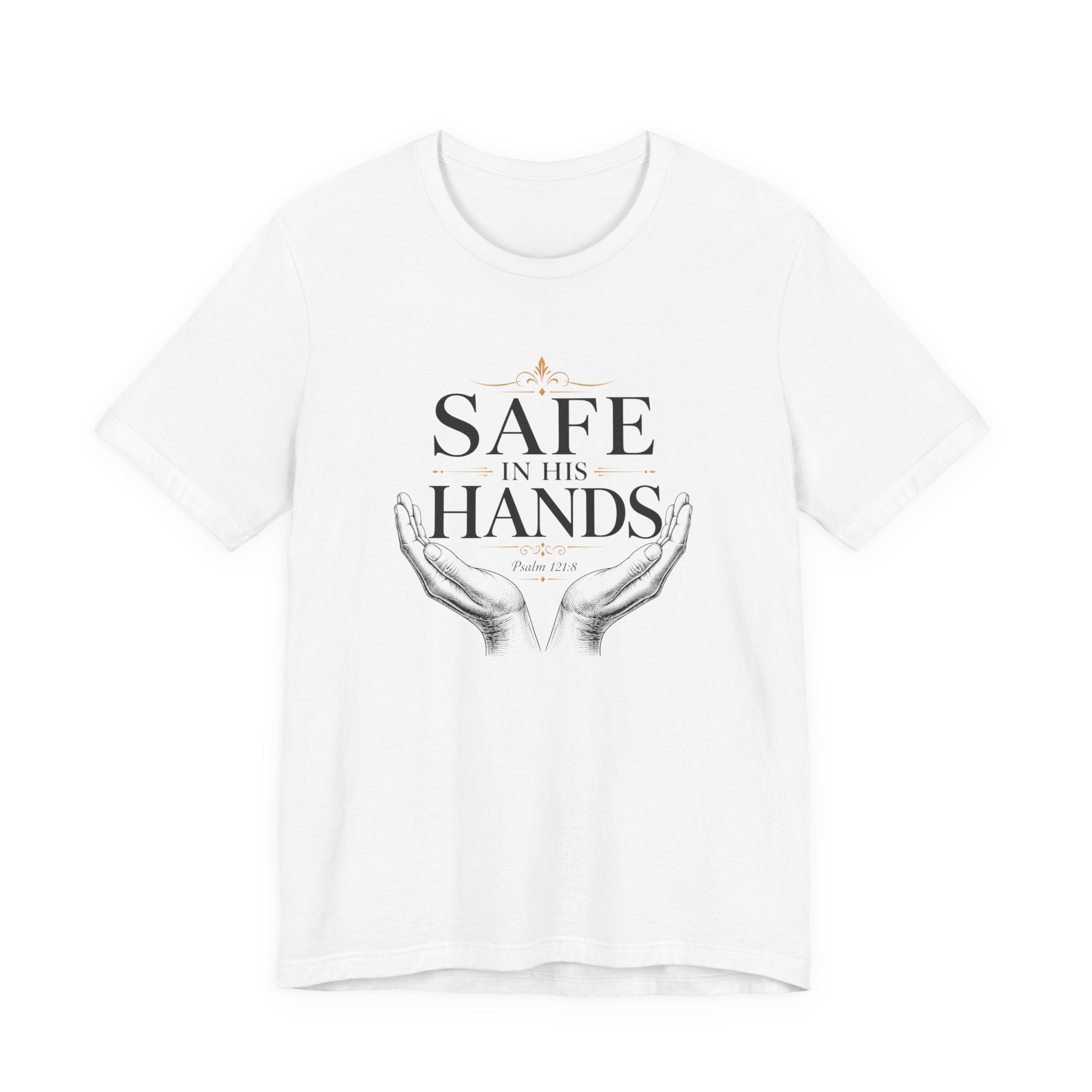 Safe in His Hands Christian T-Shirt