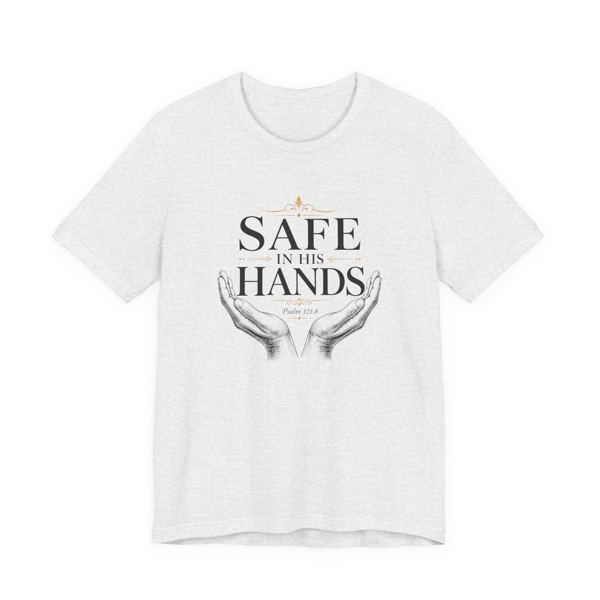 Safe in His Hands Christian T-Shirt