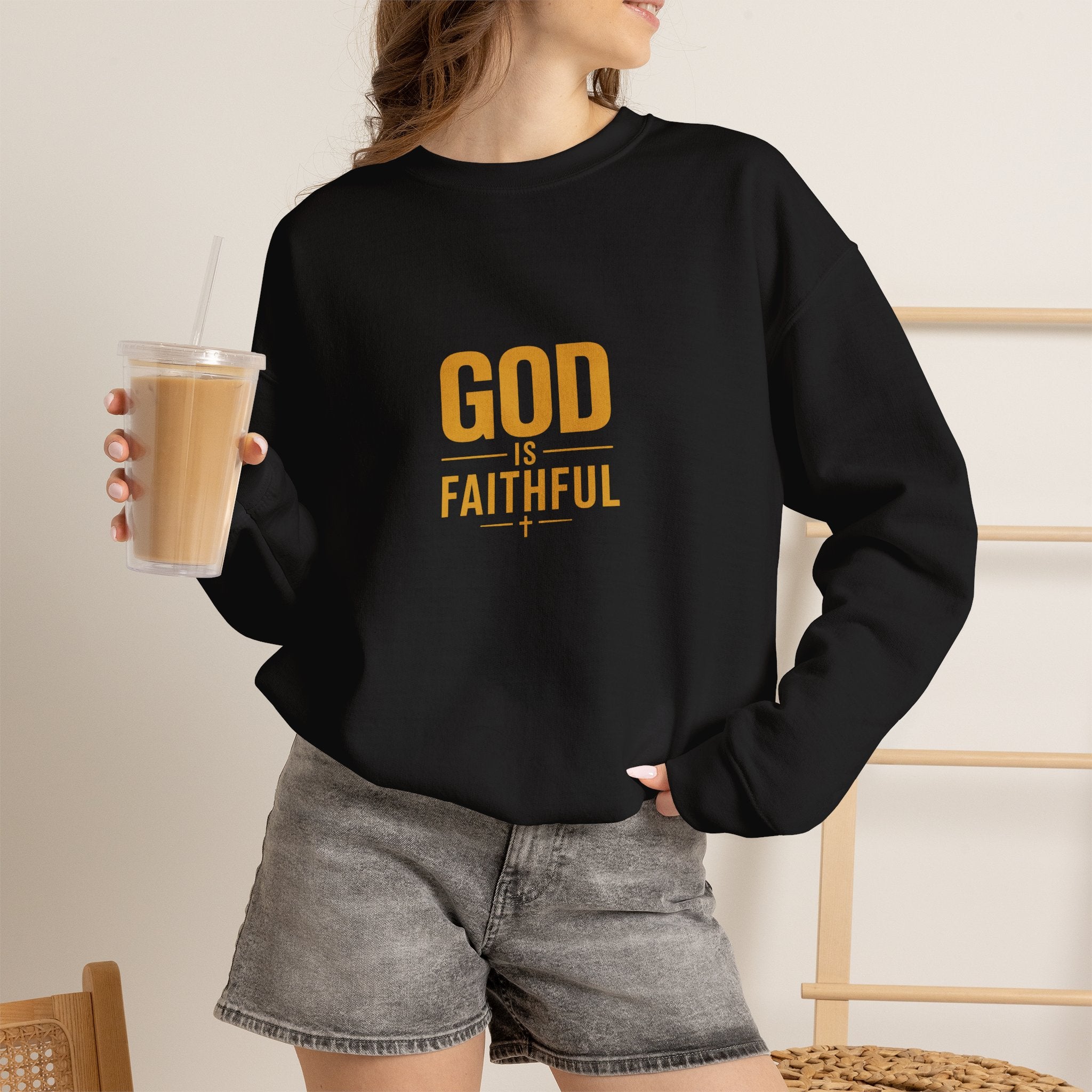God Is Faithful Christian Sweatshirt
