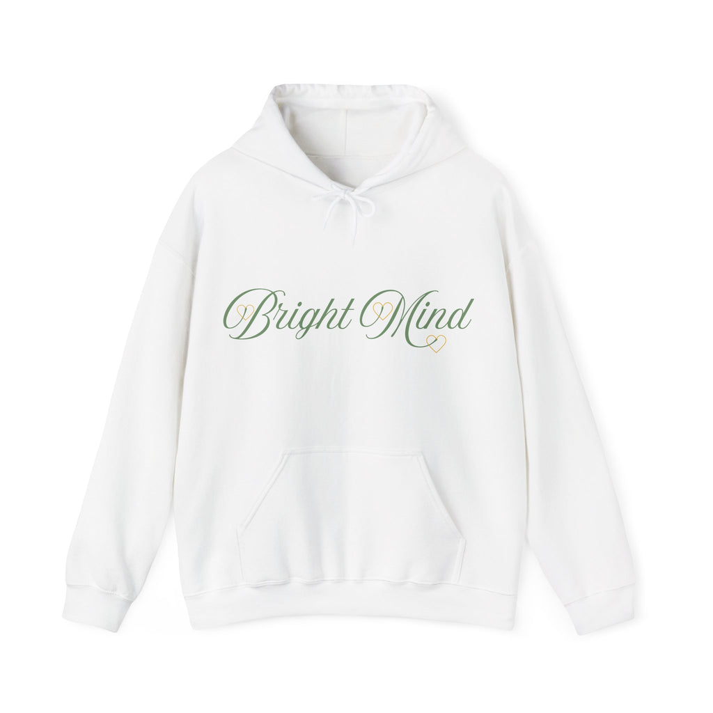 Bright Mind Hoodie | Unisex Motivational Sweatshirt | Cozy Self-Care Apparel & Casual Outfit