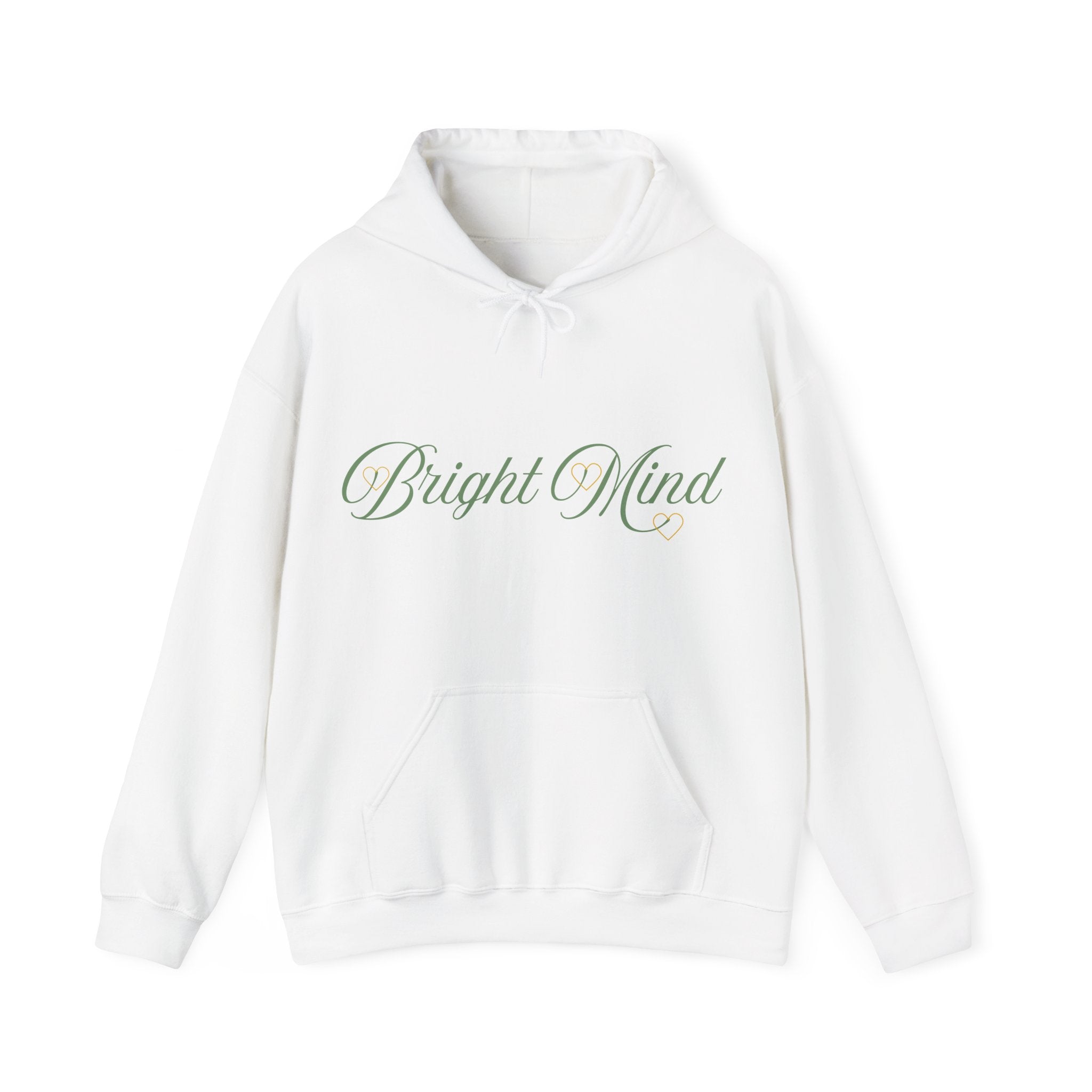 Bright Mind Hoodie | Unisex Motivational Sweatshirt | Cozy Self-Care Apparel & Casual Outfit