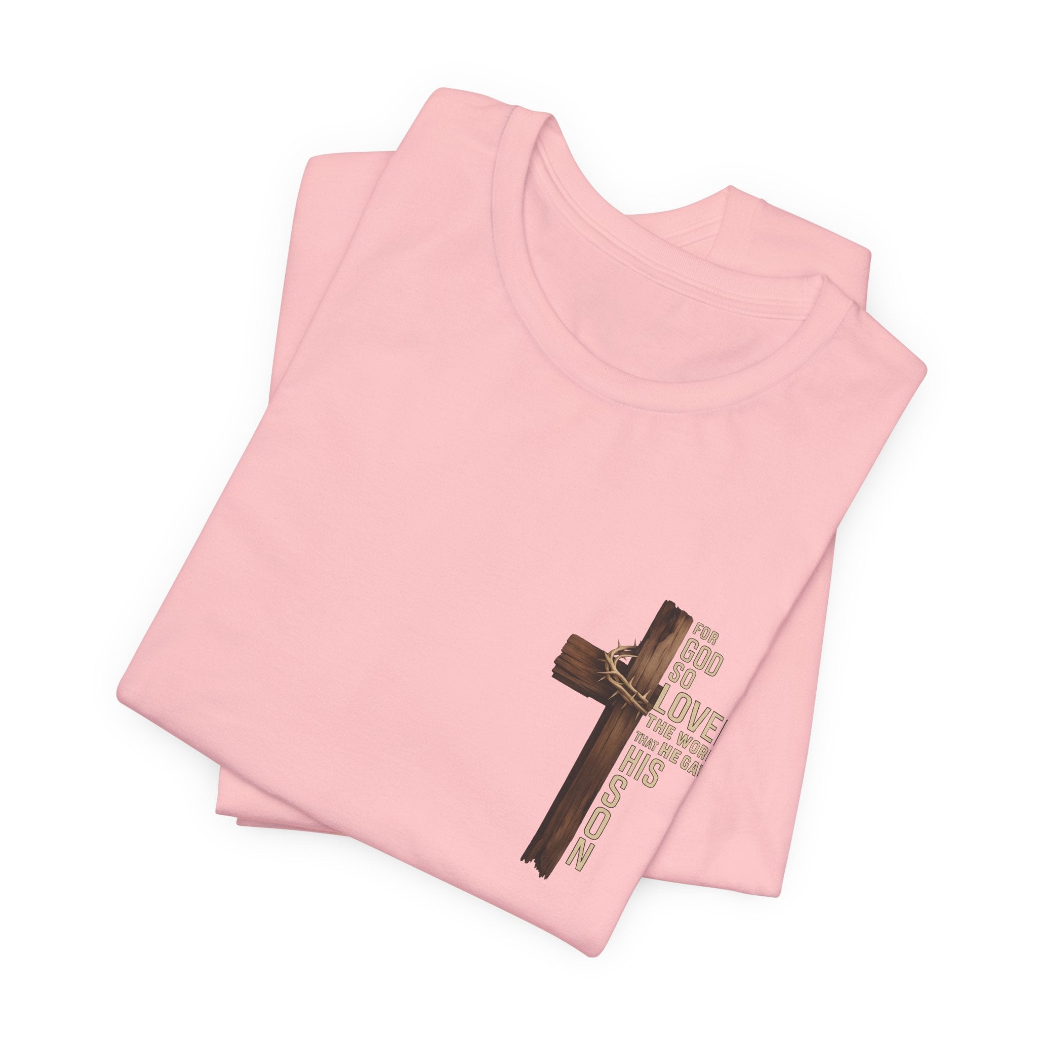 John 3:16 Cross T-Shirt – Christian Faith Tee for Men & Women