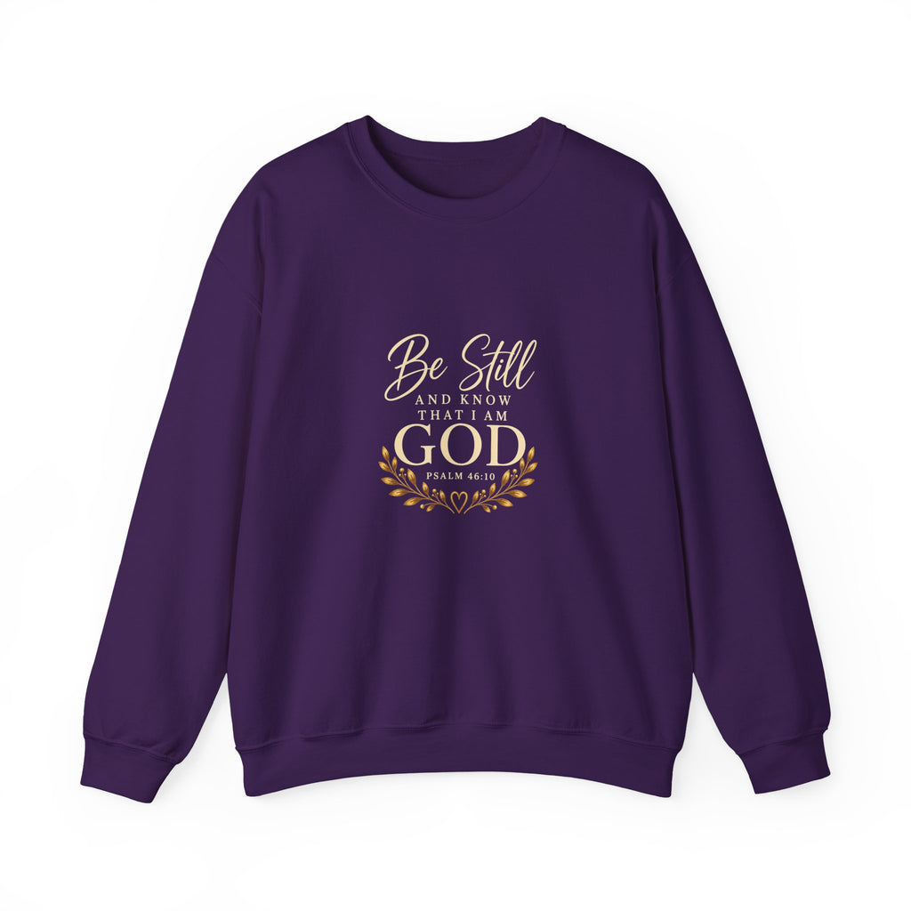 Be Still and Know Christian Sweatshirt