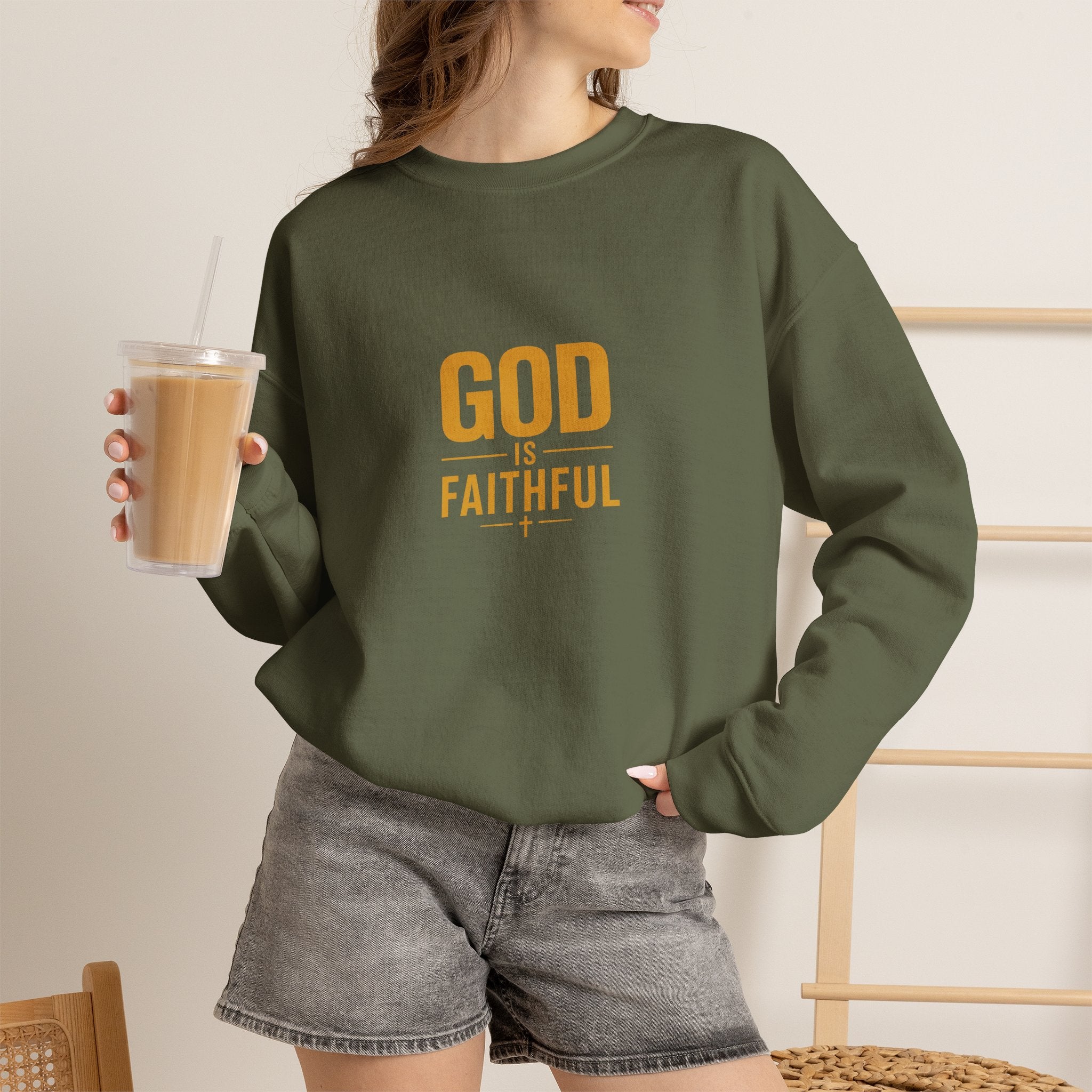 God Is Faithful Christian Sweatshirt