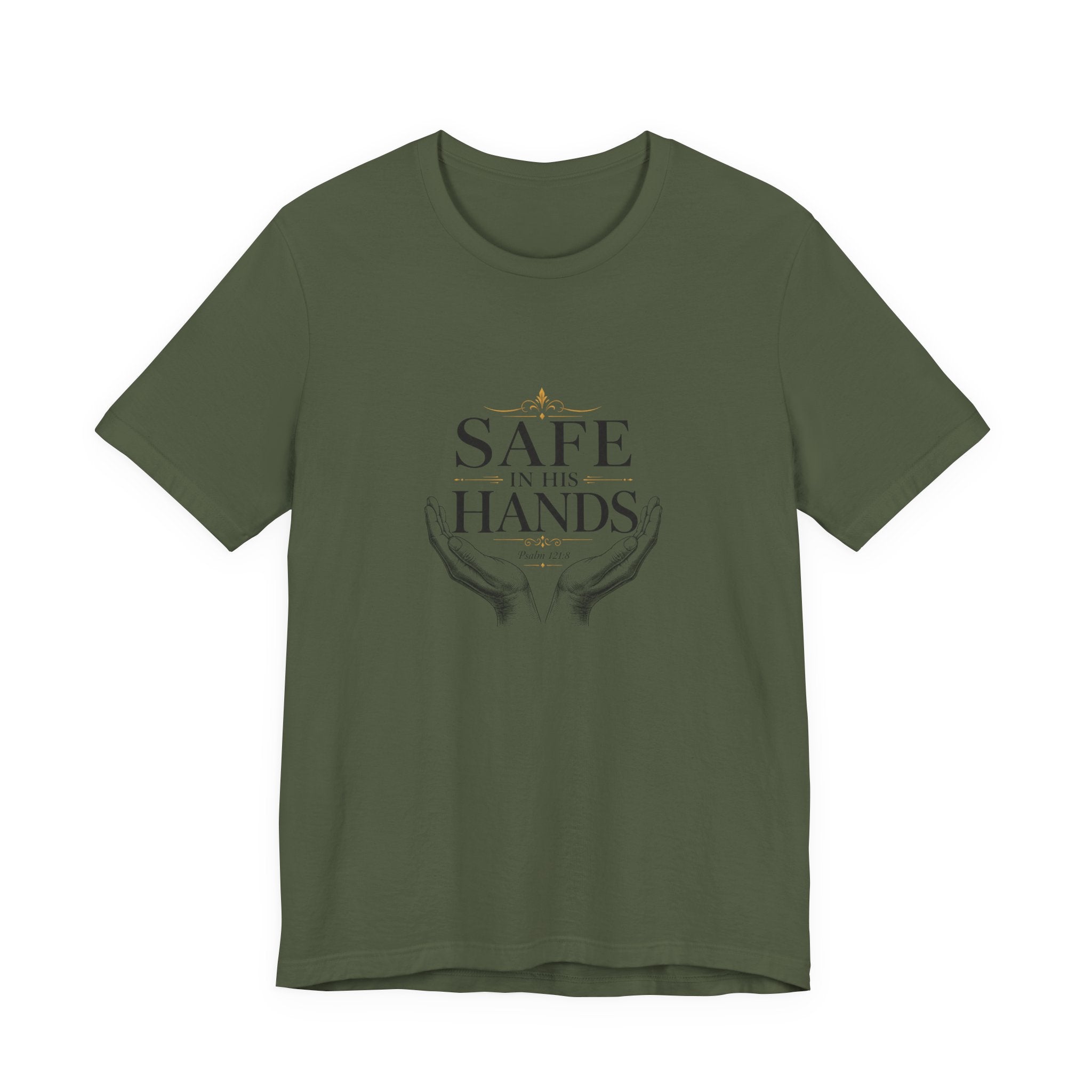 Safe in His Hands Christian T-Shirt