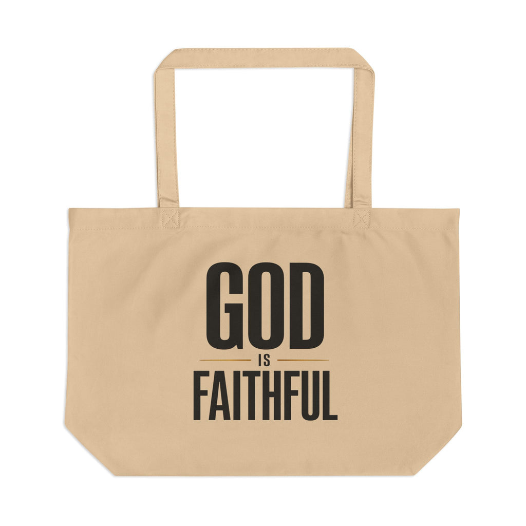 God Is Faithful Everyday Christian Tote Bag