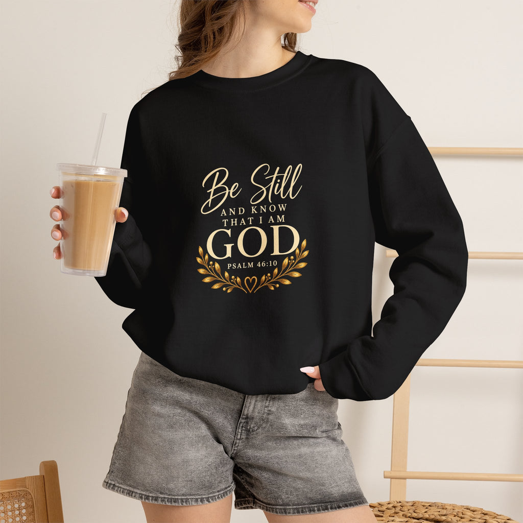 Be Still and Know Christian Sweatshirt