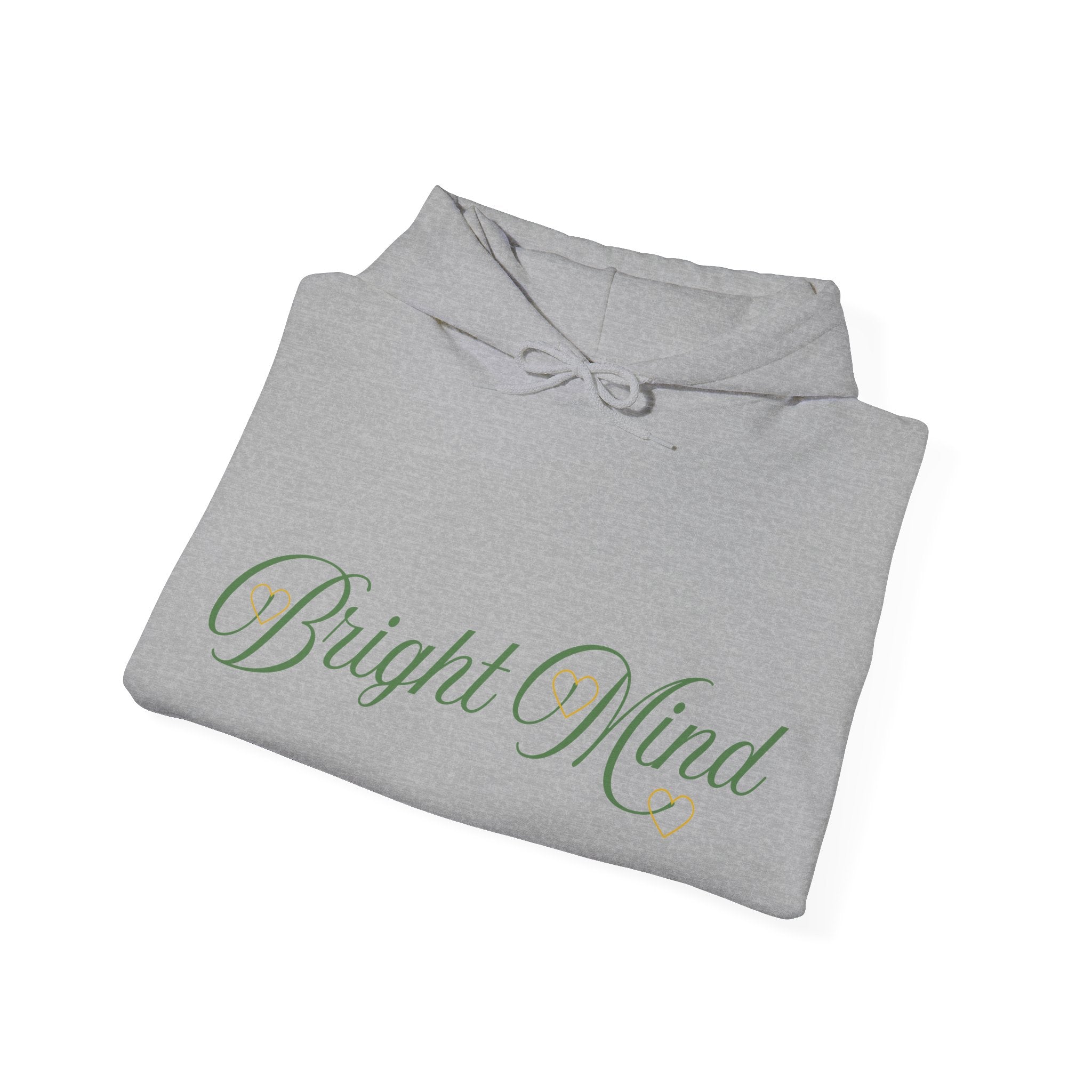 Bright Mind Hoodie | Unisex Motivational Sweatshirt | Cozy Self-Care Apparel & Casual Outfit