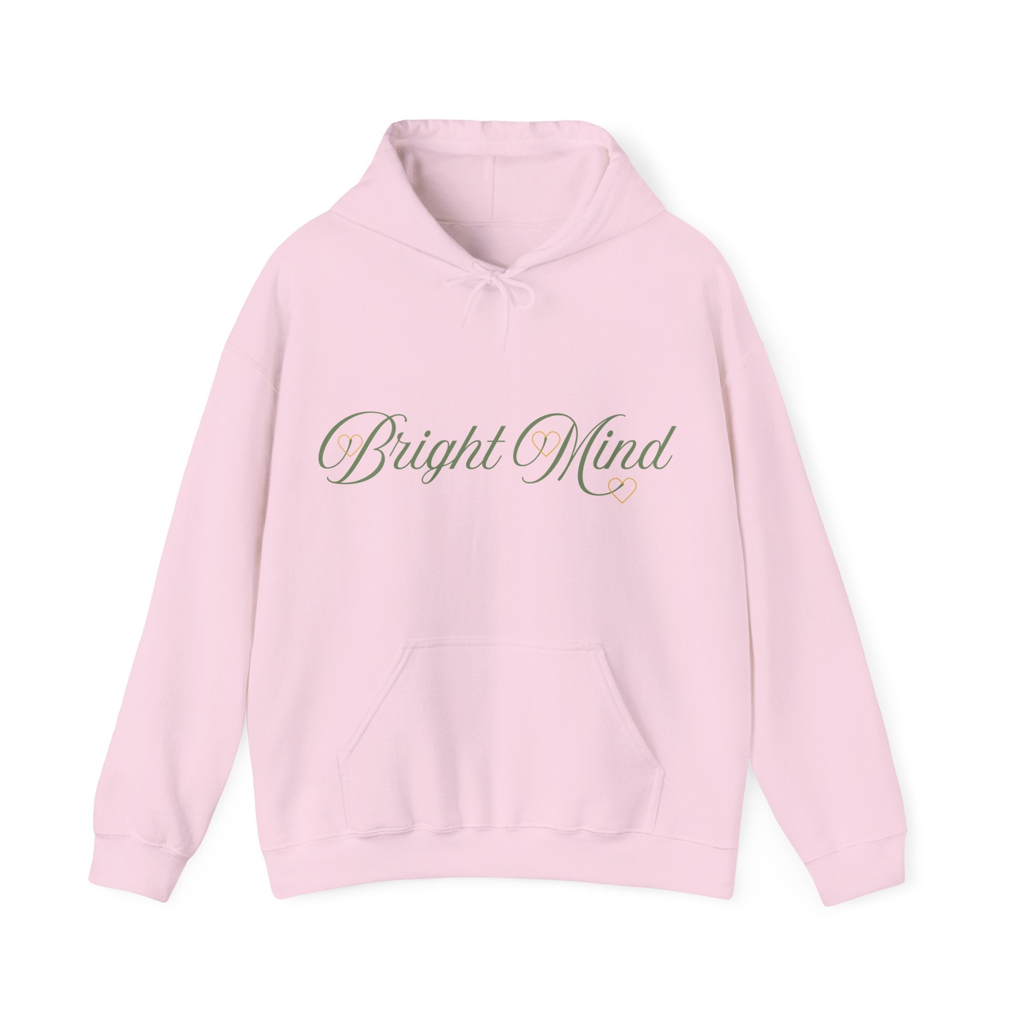 Bright Mind Hoodie | Unisex Motivational Sweatshirt | Cozy Self-Care Apparel & Casual Outfit