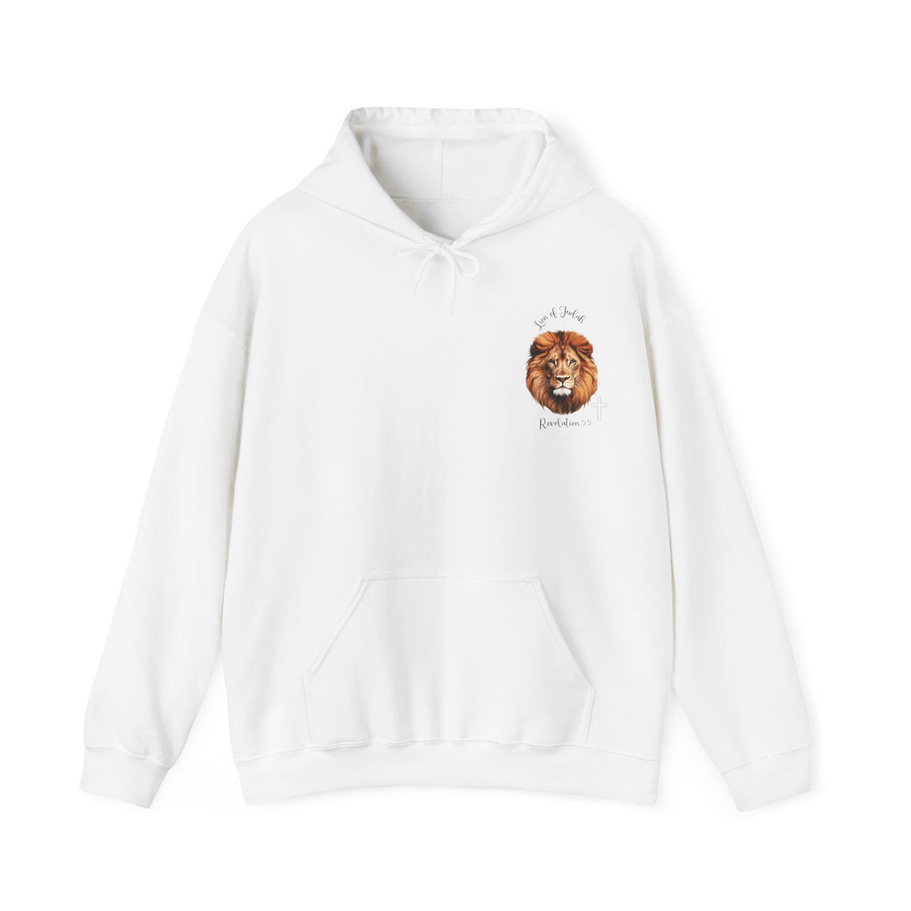 Lion of Judah Hoodie – Christian Faith Sweatshirt with Revelation 5:5 Design