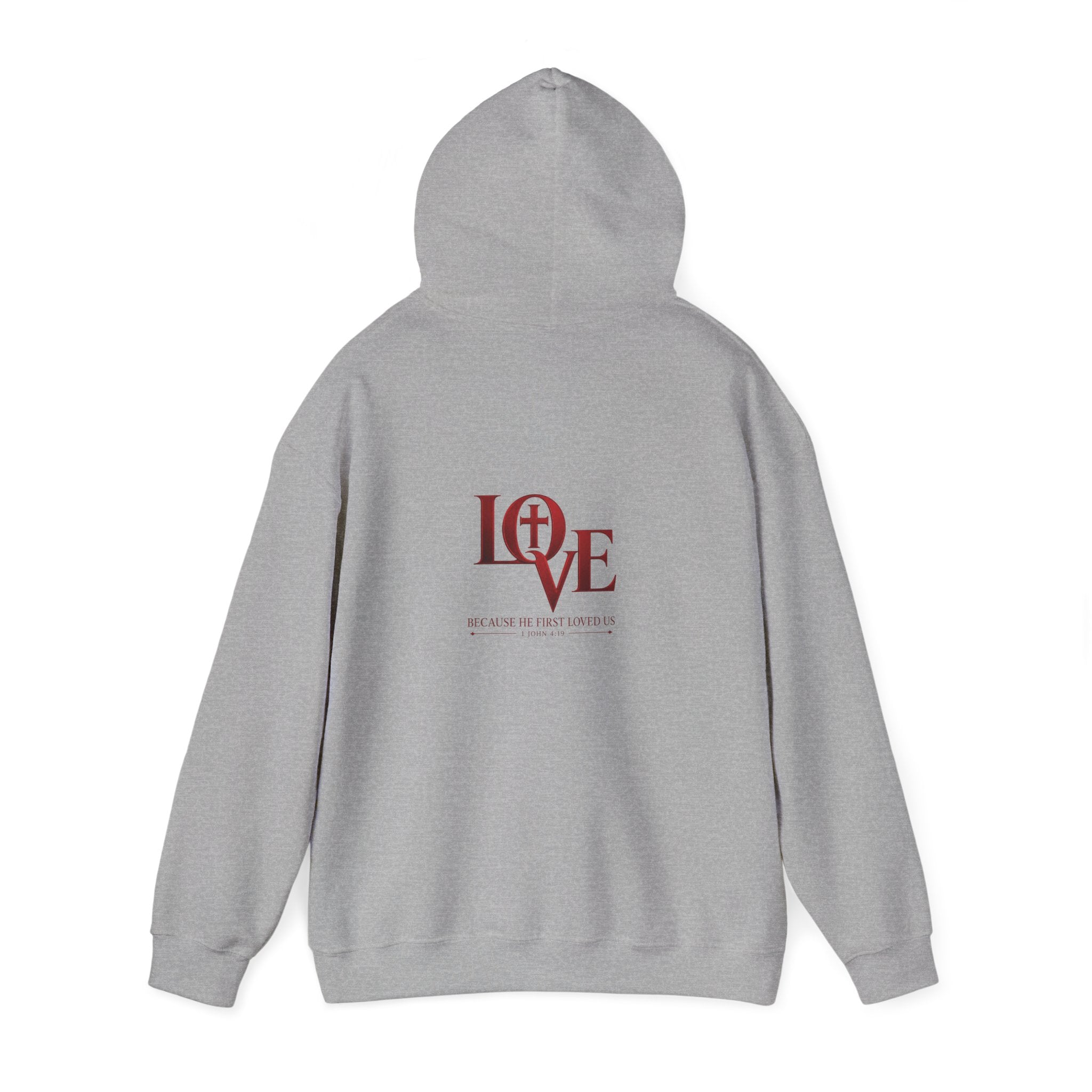 LOVE Christian Hoodie | 1 John 4:19 Bible Verse Hoodie