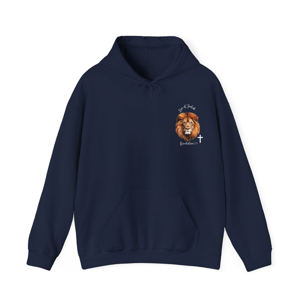 Lion of Judah Hoodie – Christian Faith Sweatshirt with Revelation 5:5 Design